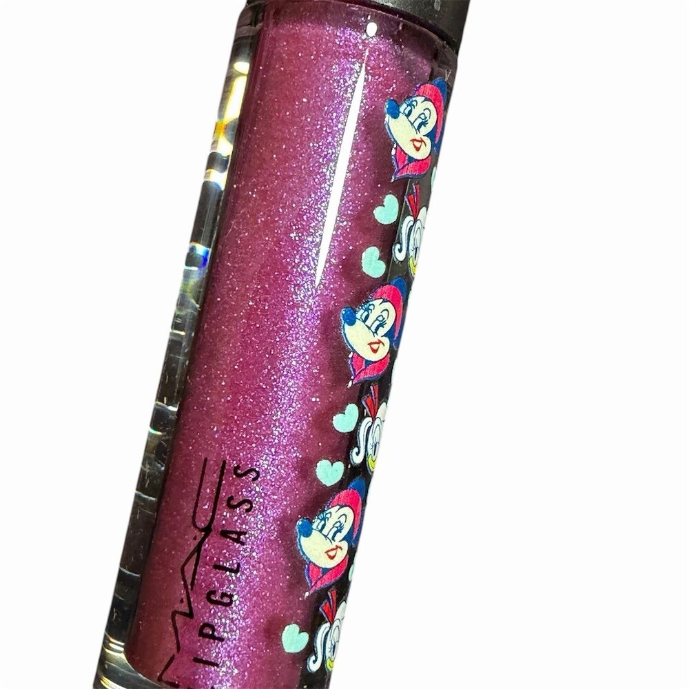 MAC Disney Minnie & Daisy Lipglass Lip Gloss in Pink Polka Dots LIMITED EDITION - Picture 2 of 16
